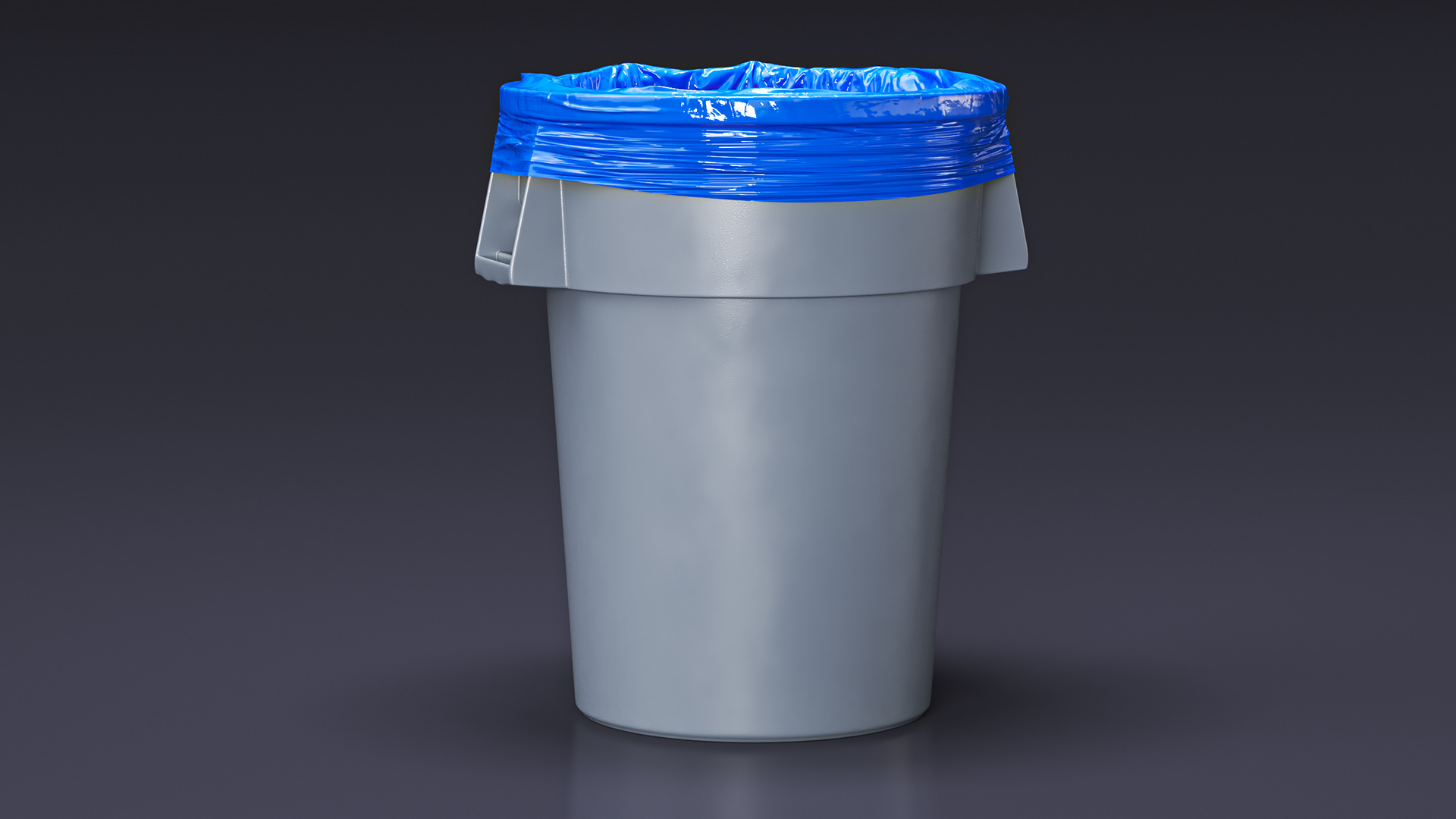 3D model Trash Bin with a Bag