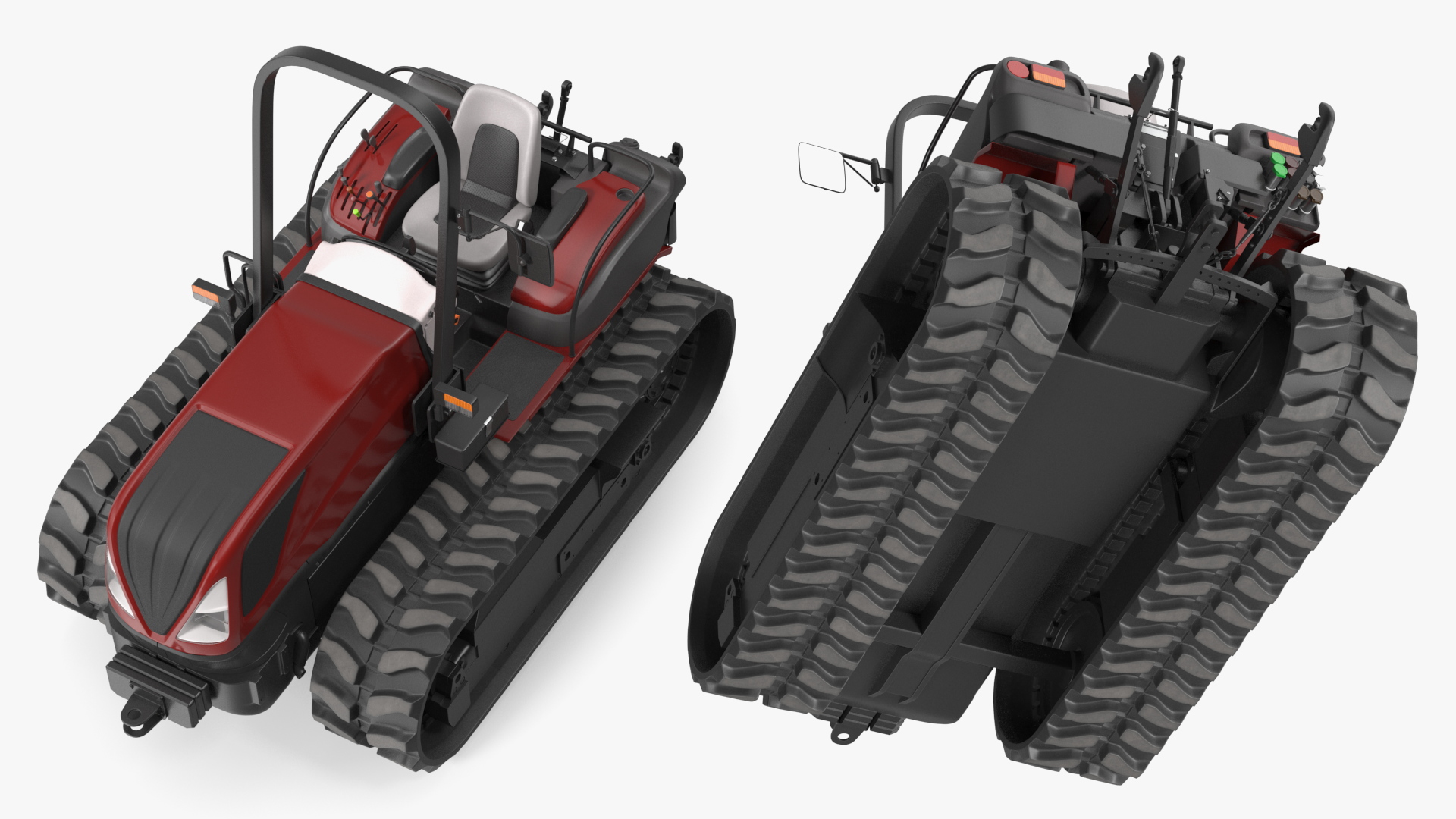 Tracked Tractor New 3D model
