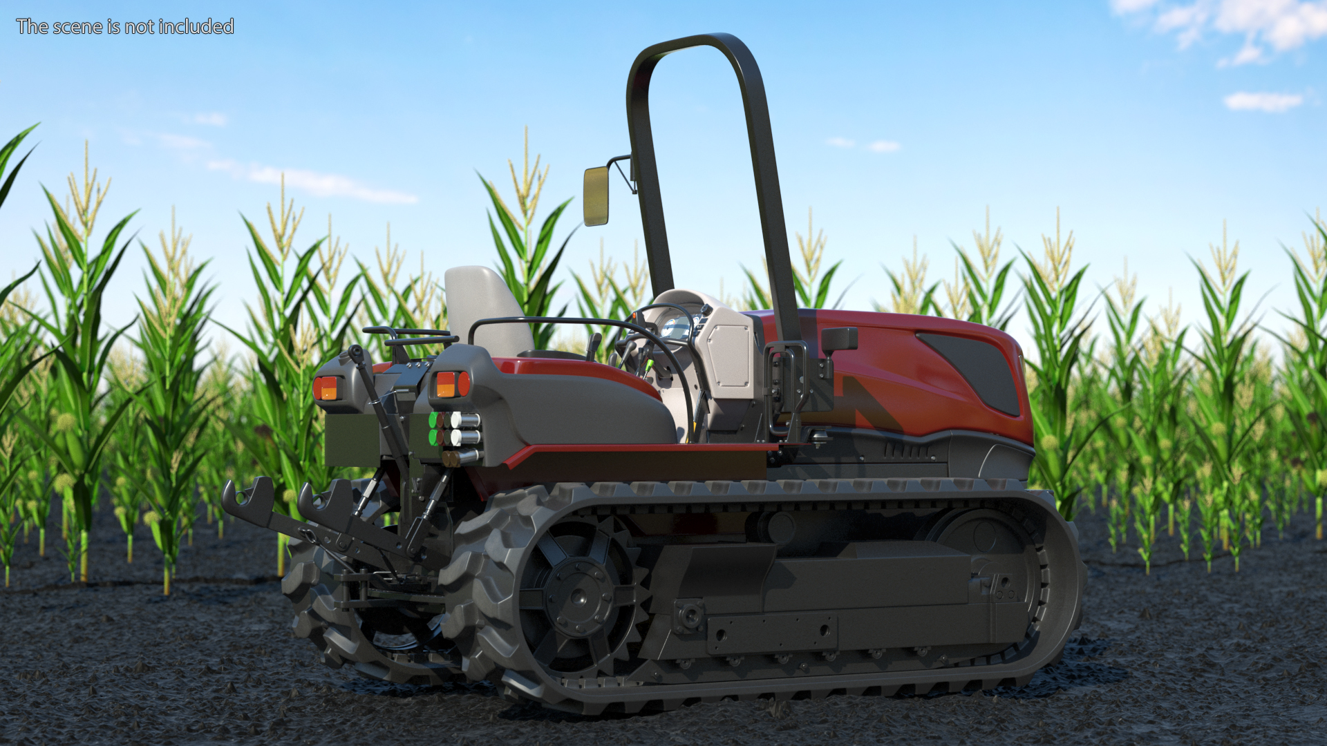 Tracked Tractor New 3D model