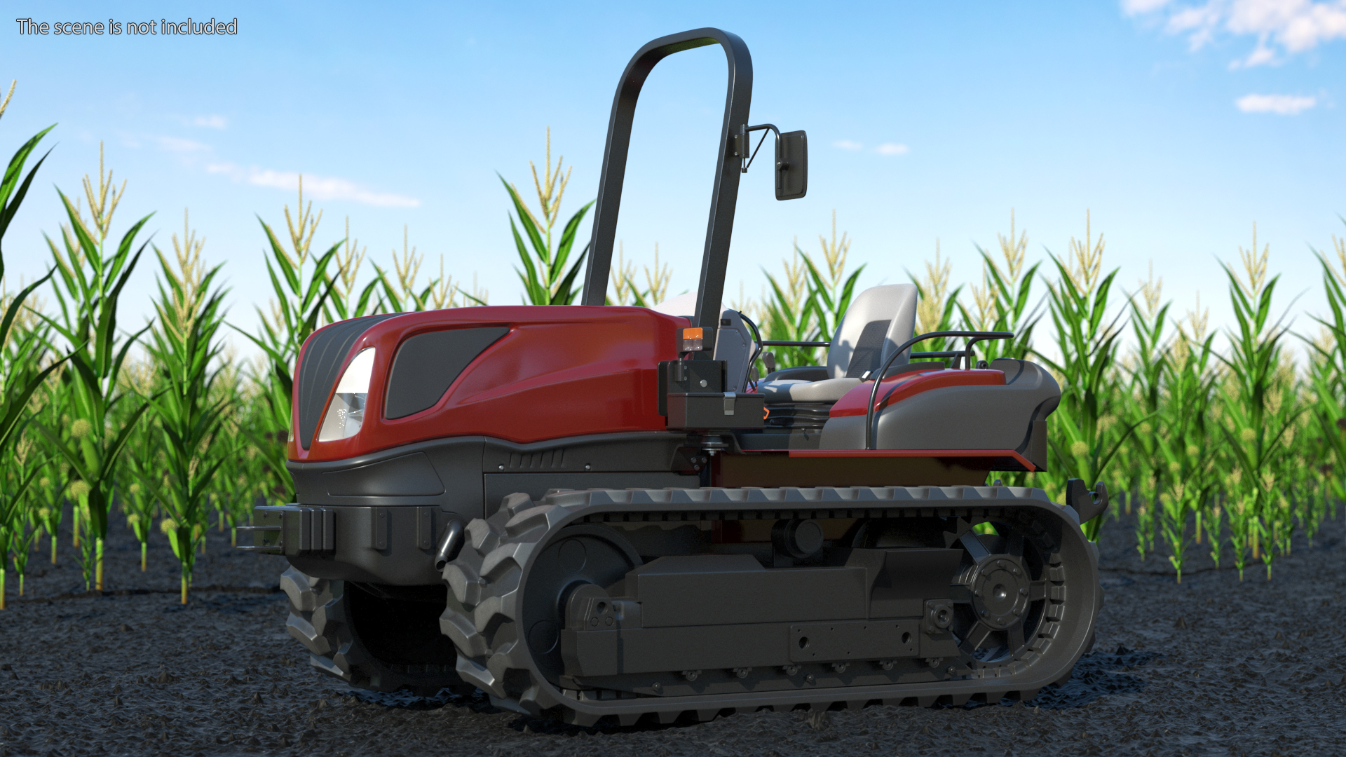 Tracked Tractor New 3D model