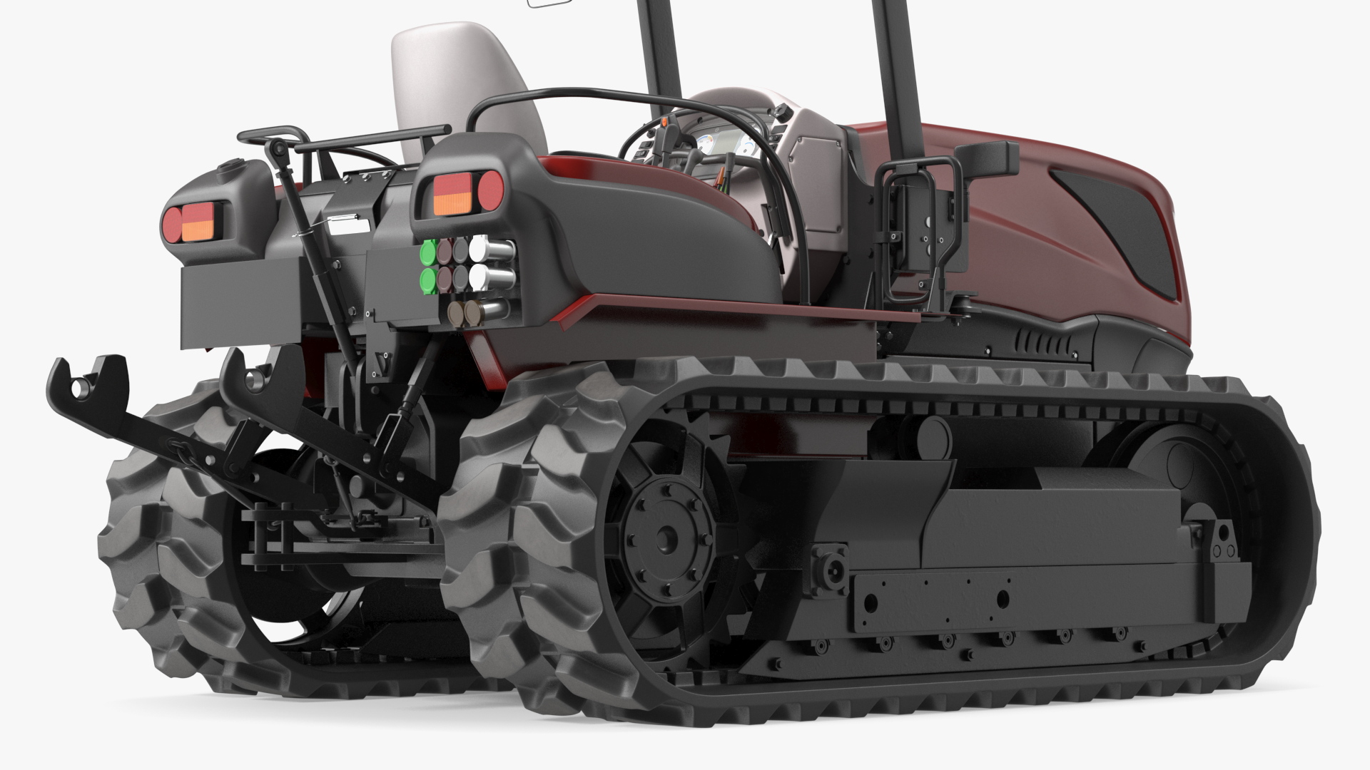 Tracked Tractor New 3D model