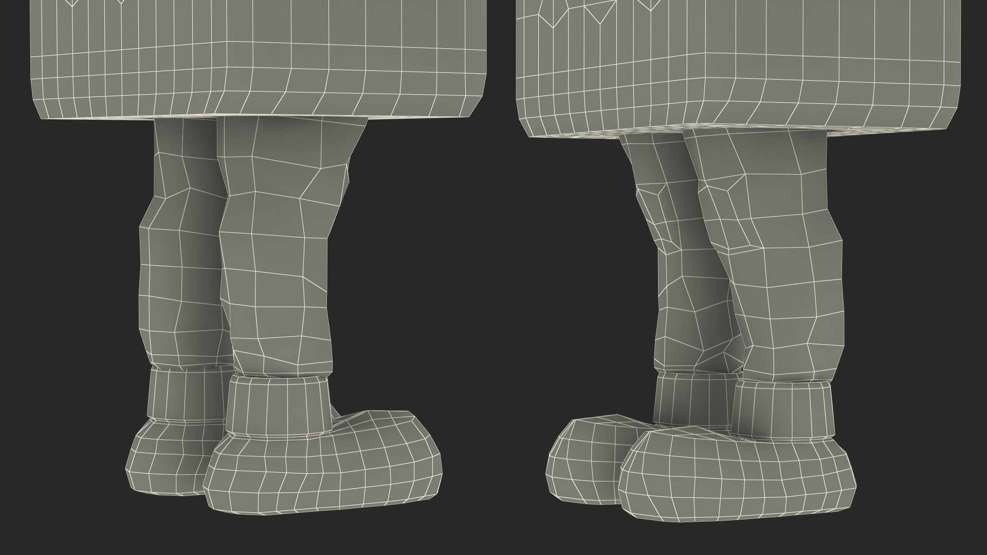 3D Phone Costume Character Golden Rigged for Maya