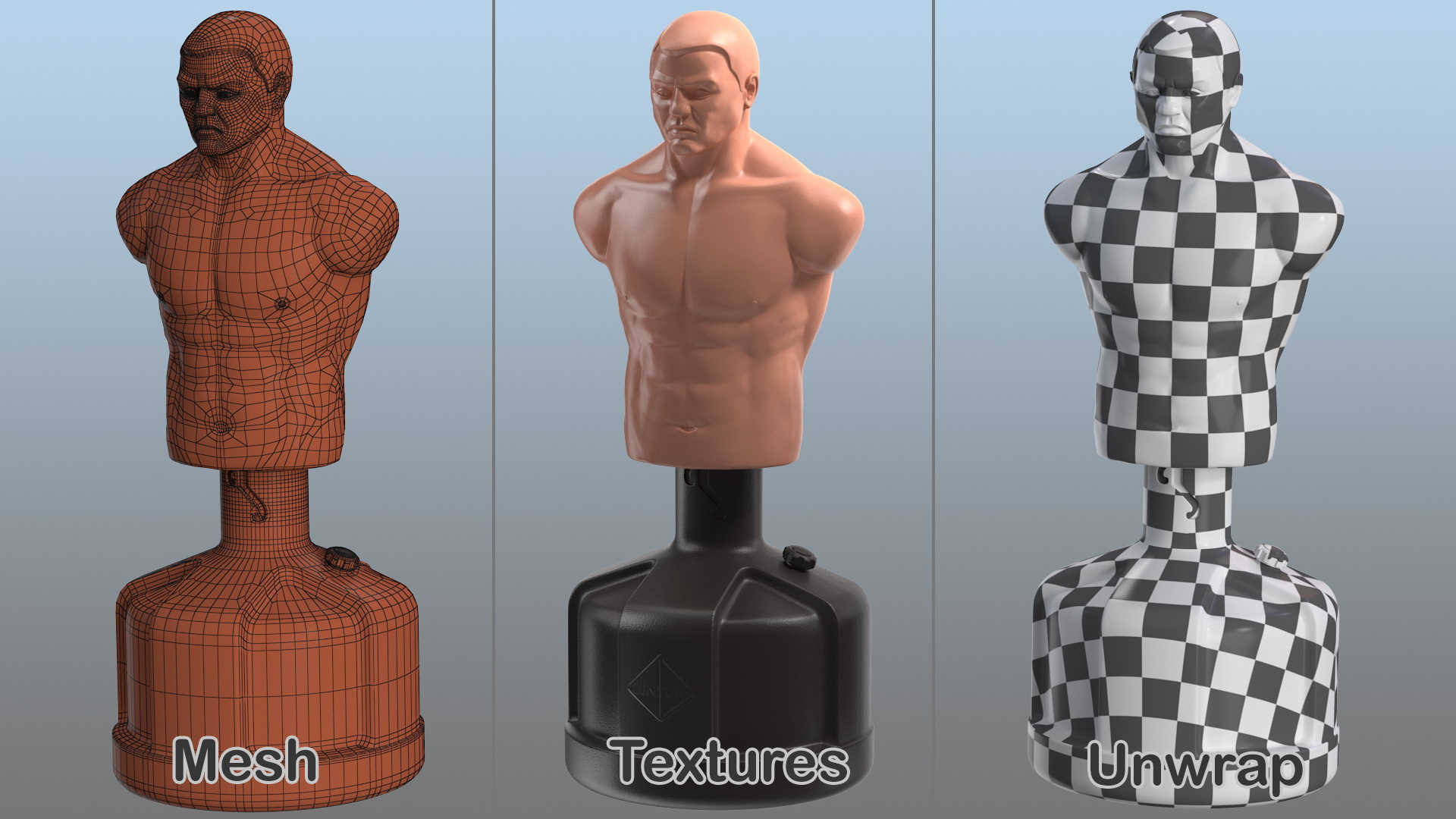 3D model Century Bob Body Opponent Training Dummy
