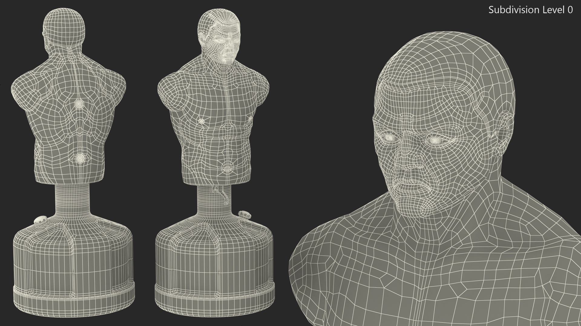 3D model Century Bob Body Opponent Training Dummy