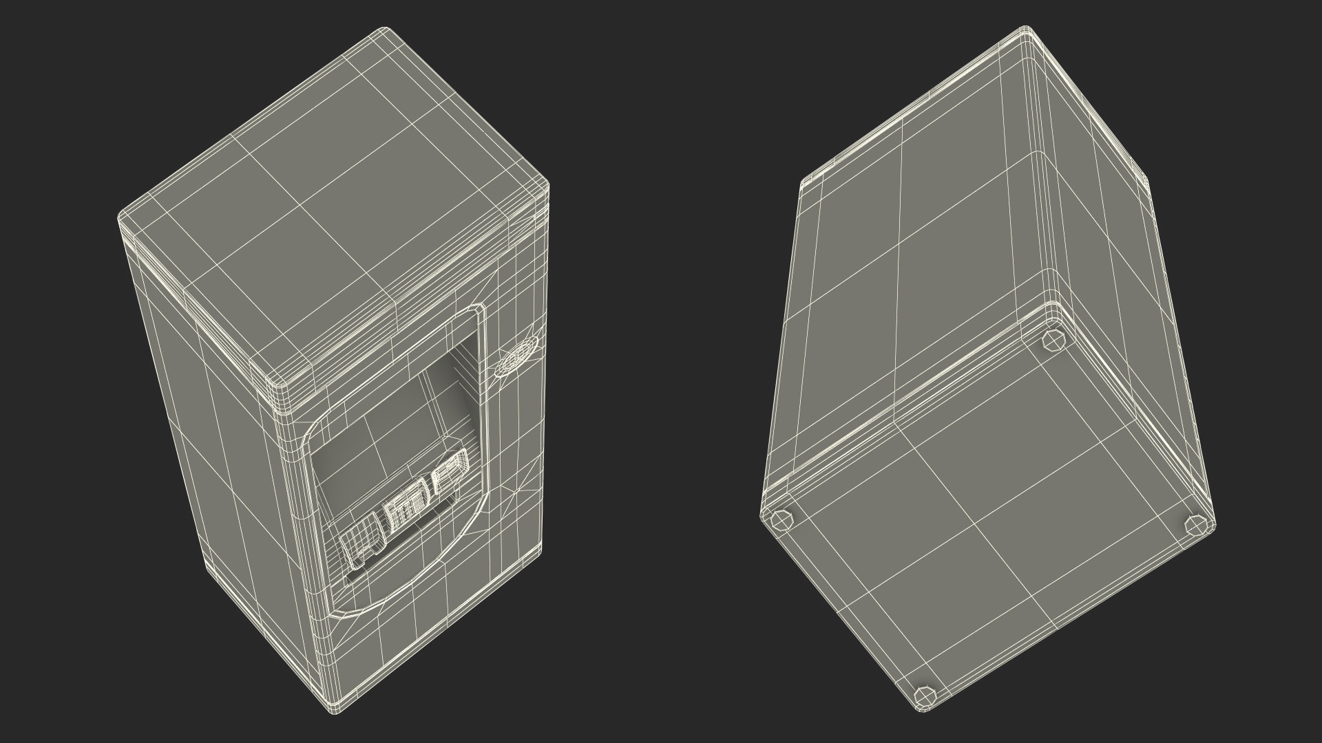 3D Card or Cash Ticket Machine Green model