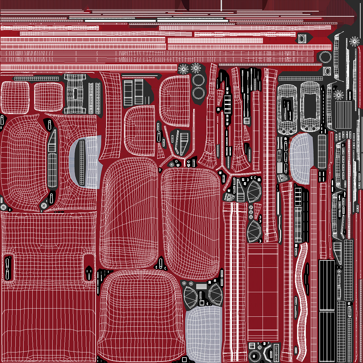 Softshell Suitcase Samsonite Red 3D