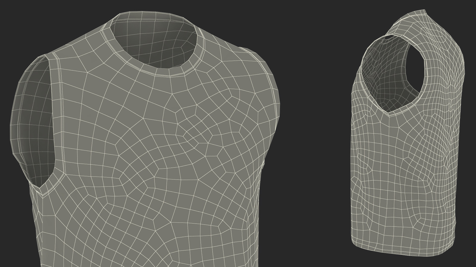 3D Athletic Sleeveless Jersey