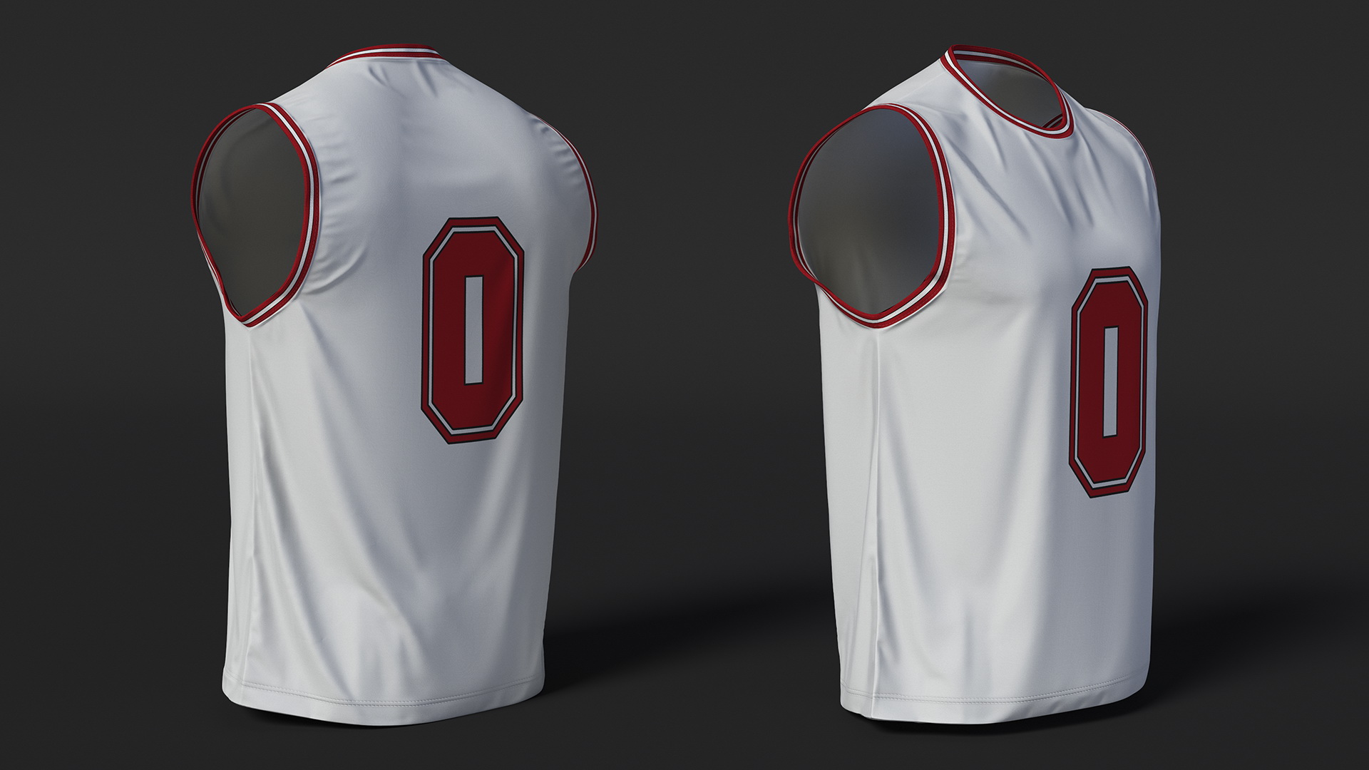 3D Athletic Sleeveless Jersey