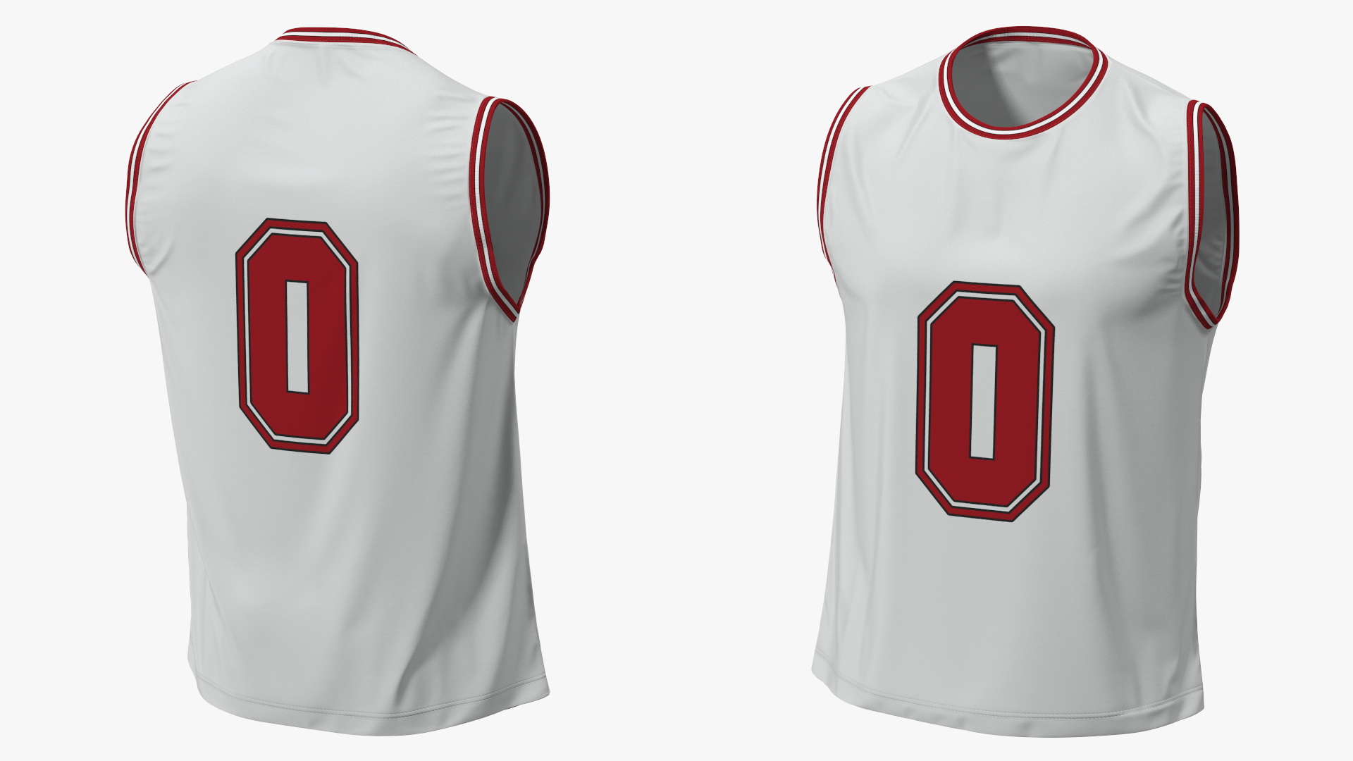 3D Athletic Sleeveless Jersey