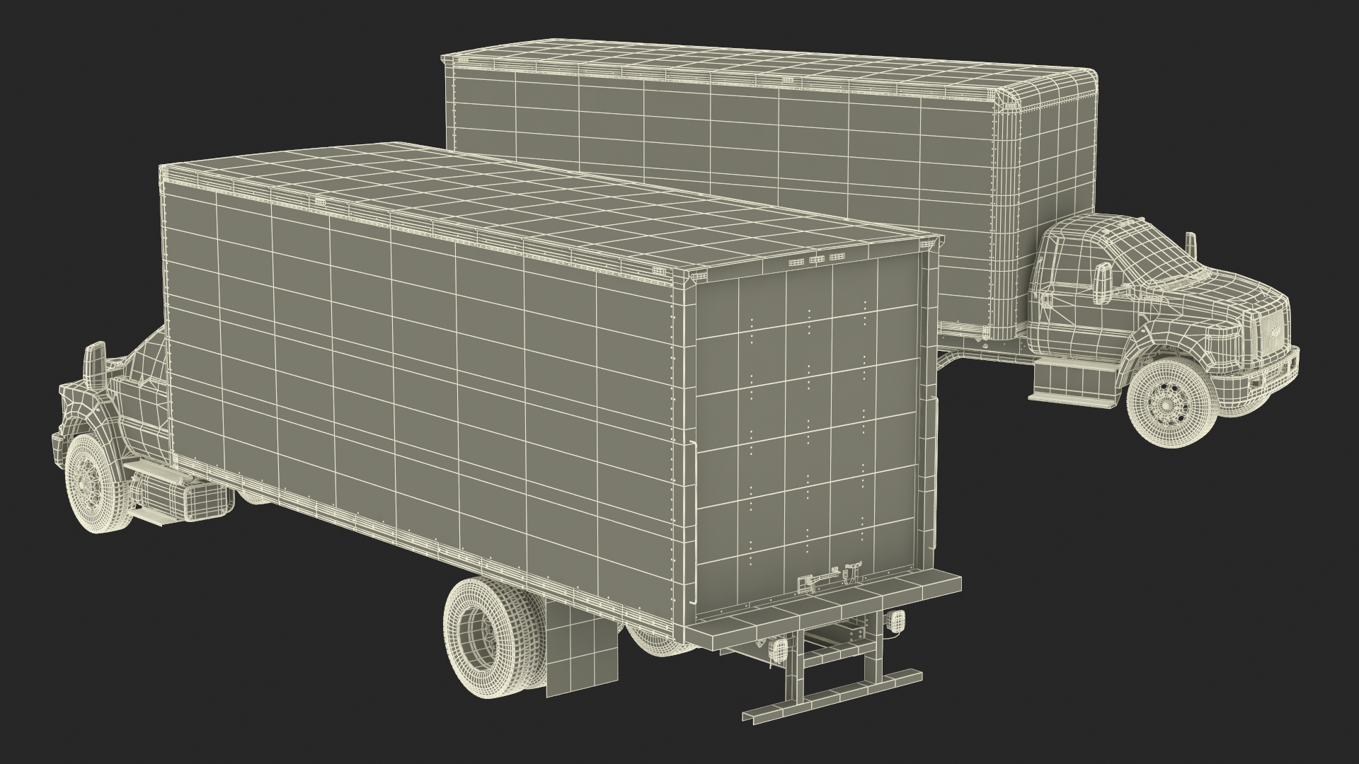 Ford F-650 Supertrack Cargo 3D