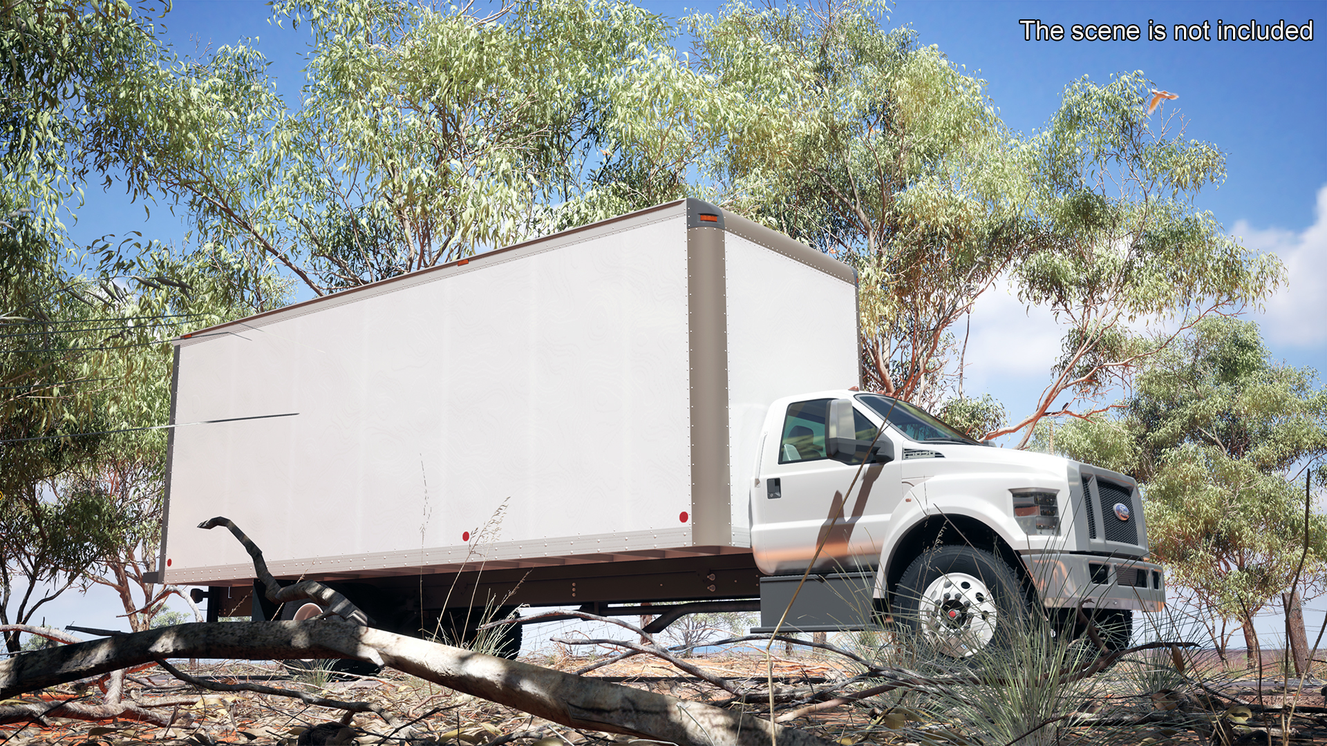 Ford F-650 Supertrack Cargo 3D