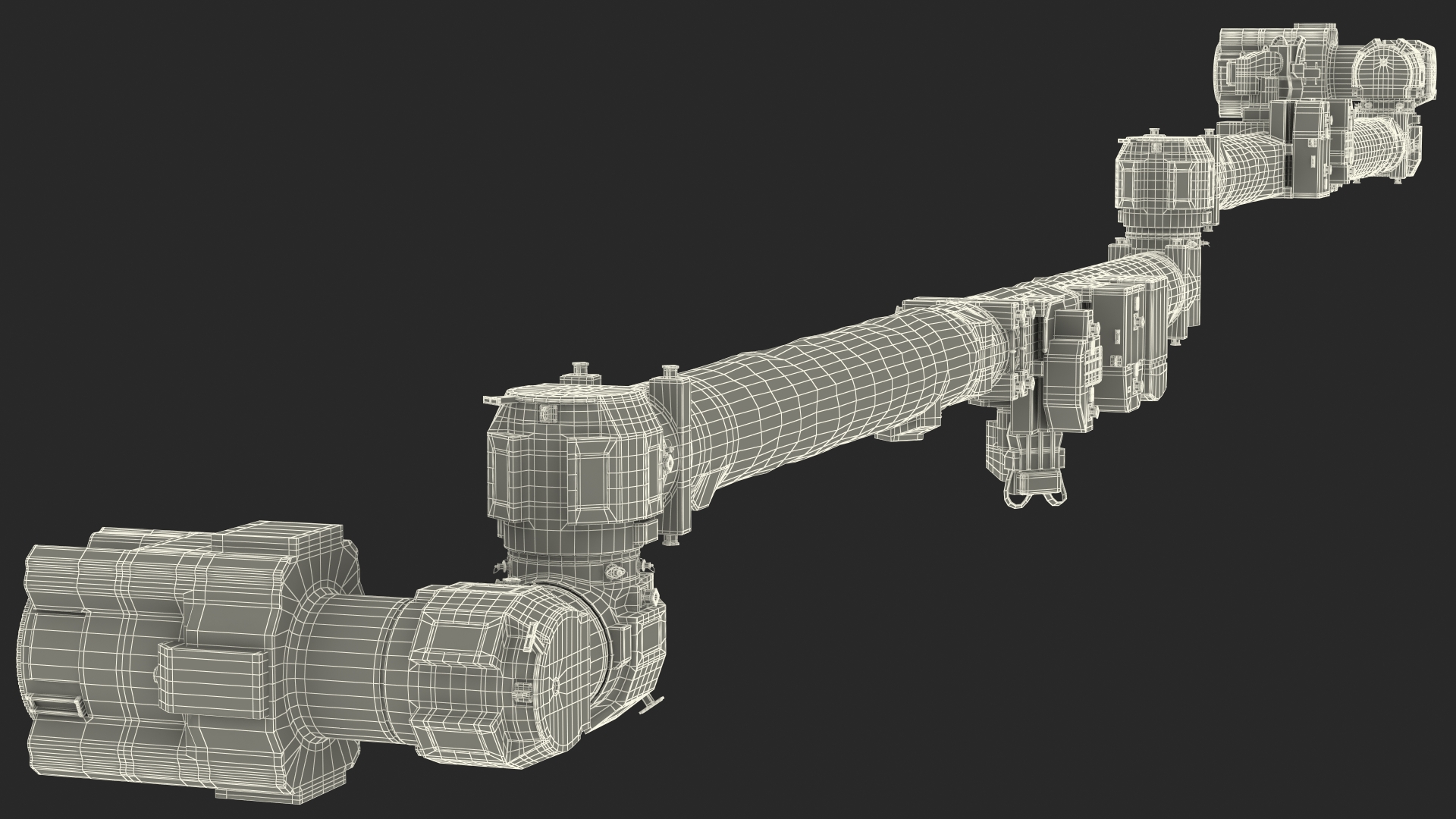 Canadarm2 ISS Remote Manipulator System 3D model