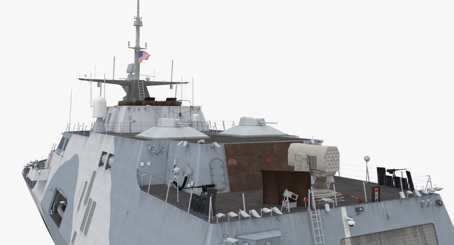 3D LCS 1 USS Freedom Littoral Combat Lead Ship model