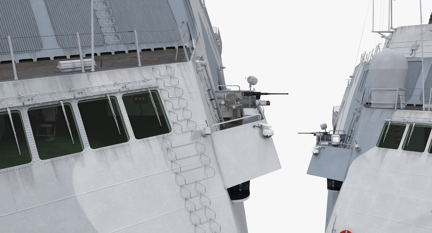 3D LCS 1 USS Freedom Littoral Combat Lead Ship model