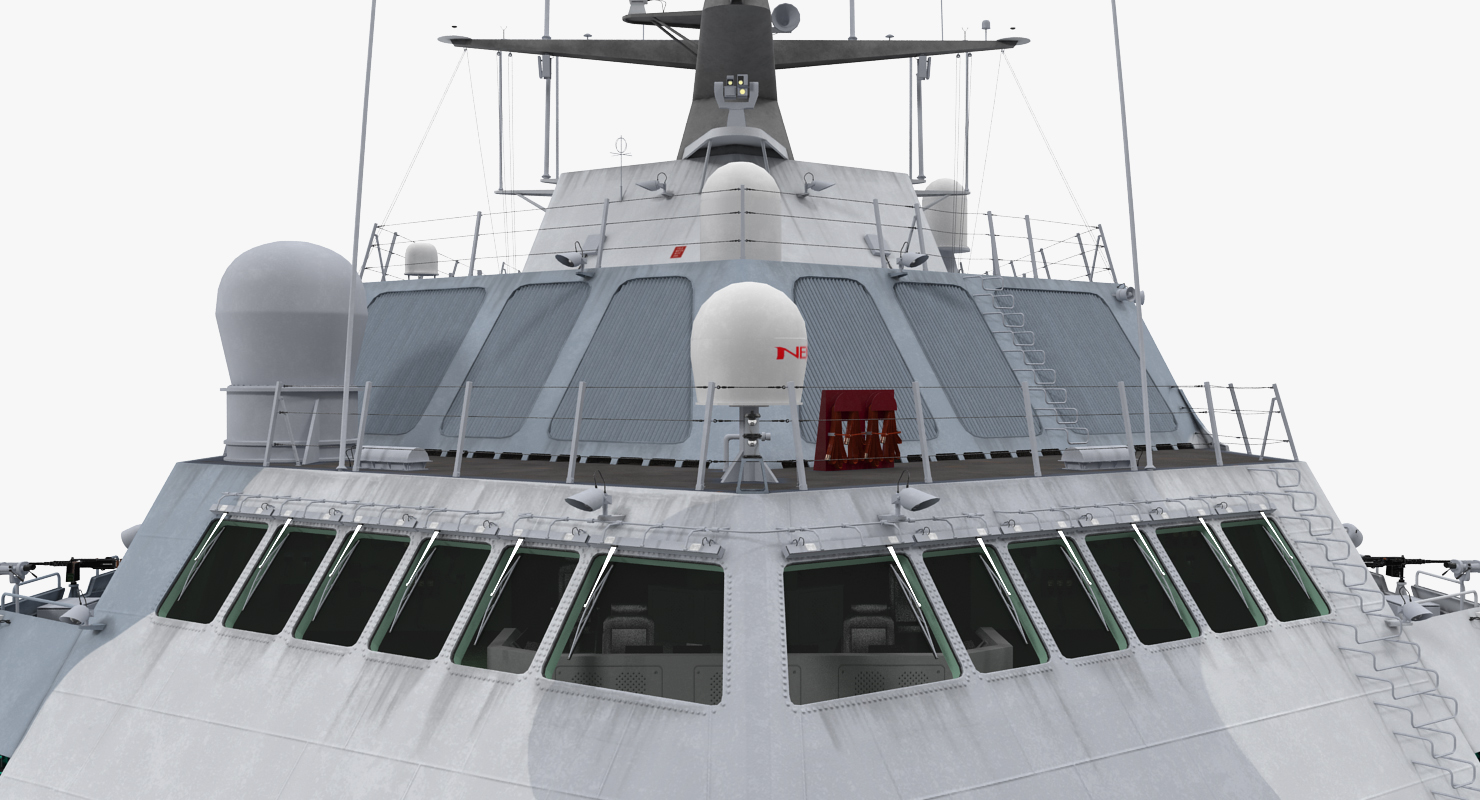 3D LCS 1 USS Freedom Littoral Combat Lead Ship model