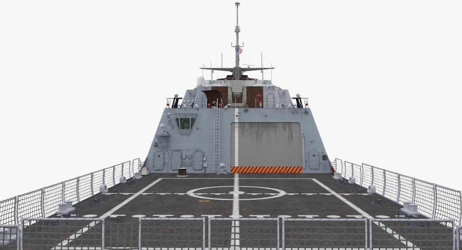 3D LCS 1 USS Freedom Littoral Combat Lead Ship model
