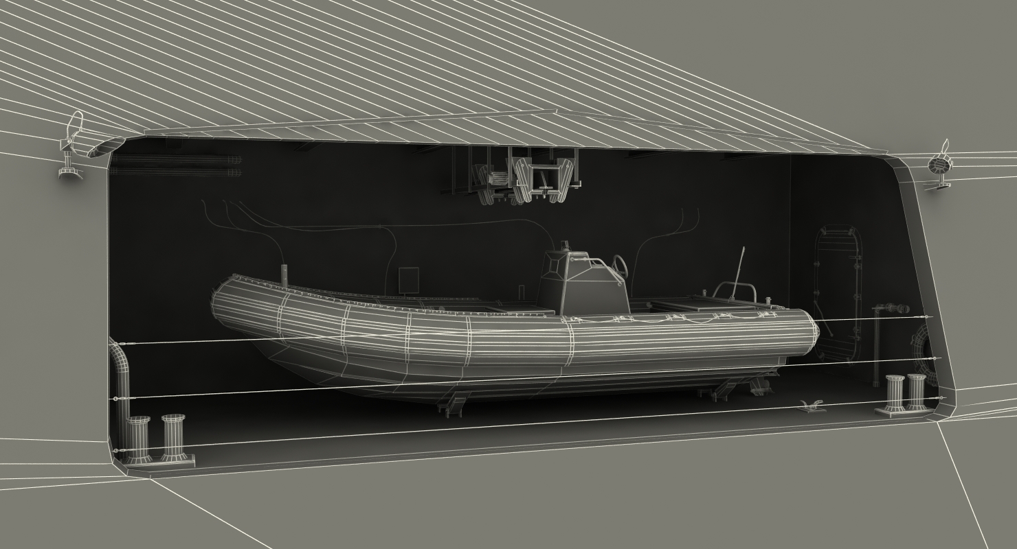 3D LCS 1 USS Freedom Littoral Combat Lead Ship model