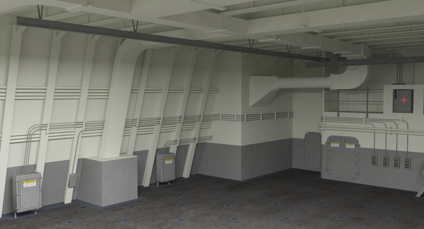 3D LCS 1 USS Freedom Littoral Combat Lead Ship model