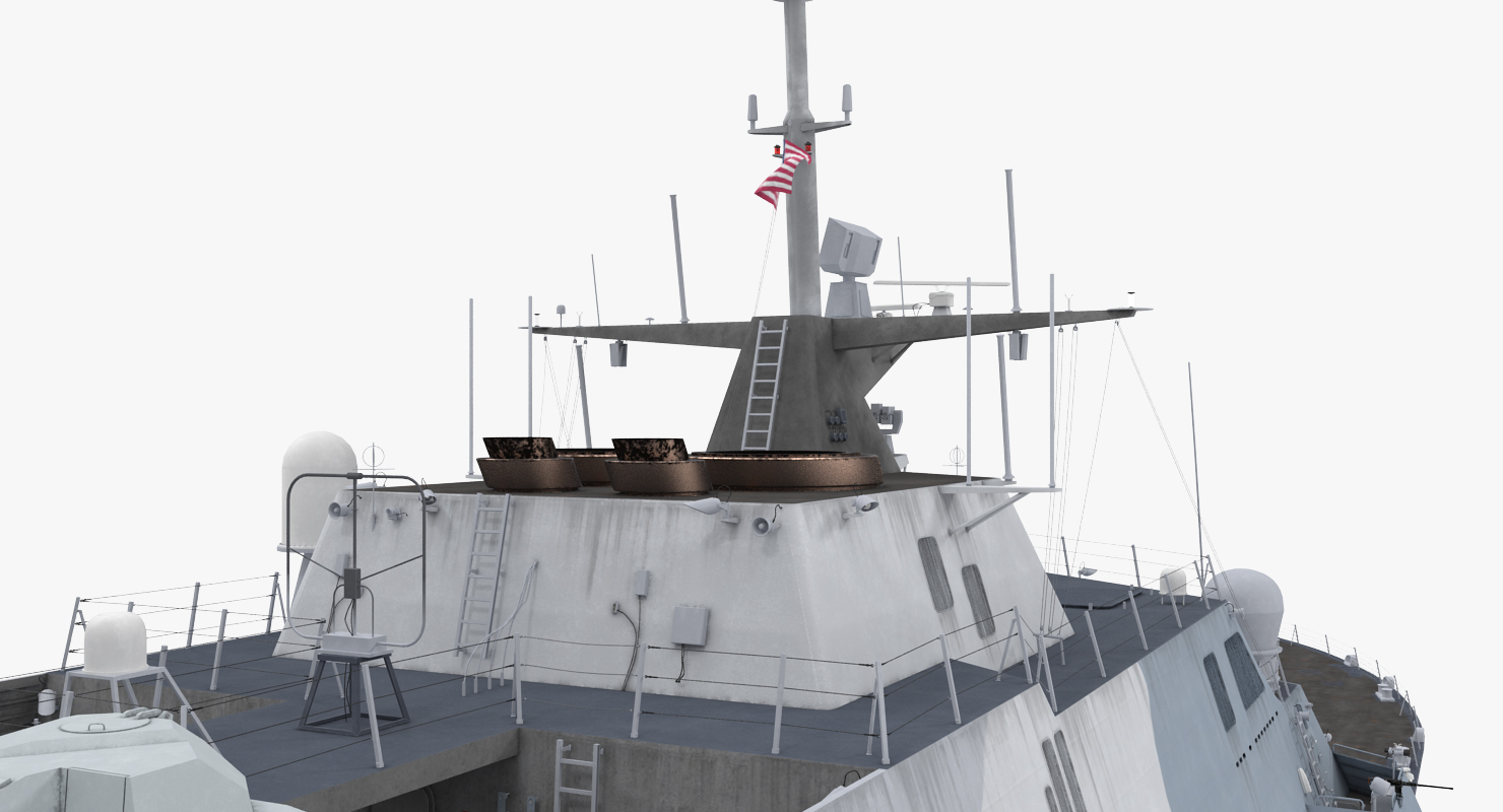 3D LCS 1 USS Freedom Littoral Combat Lead Ship model
