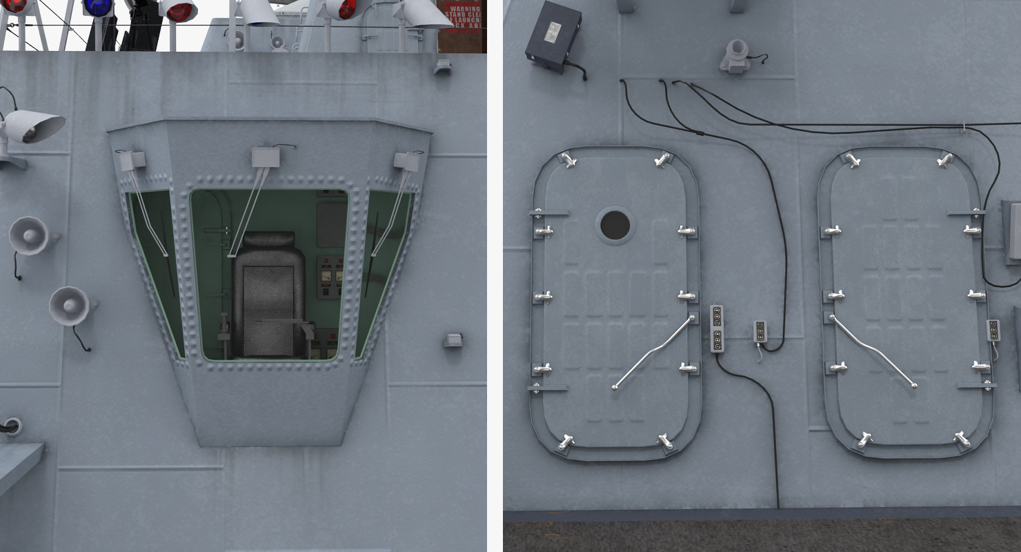 3D LCS 1 USS Freedom Littoral Combat Lead Ship model