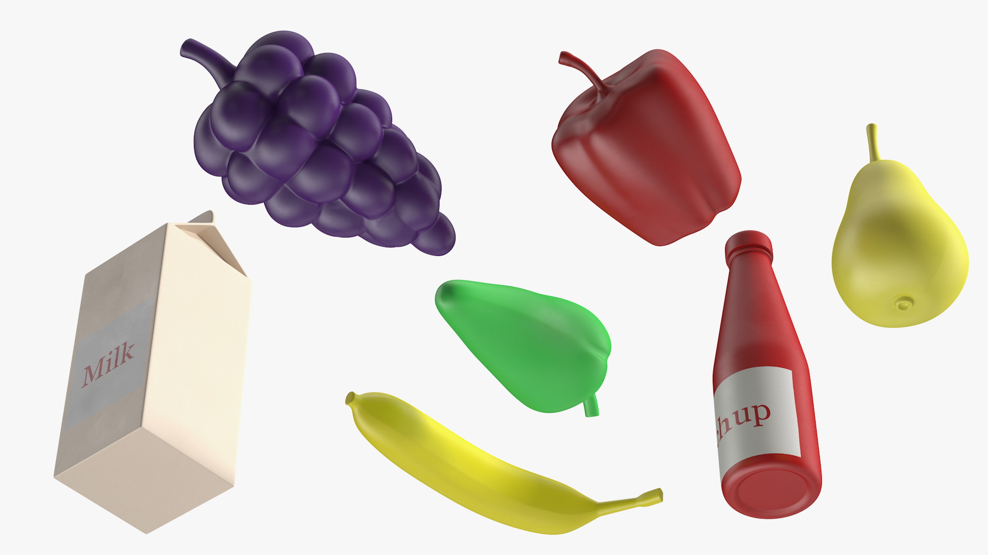 3D Children Toy Food Set