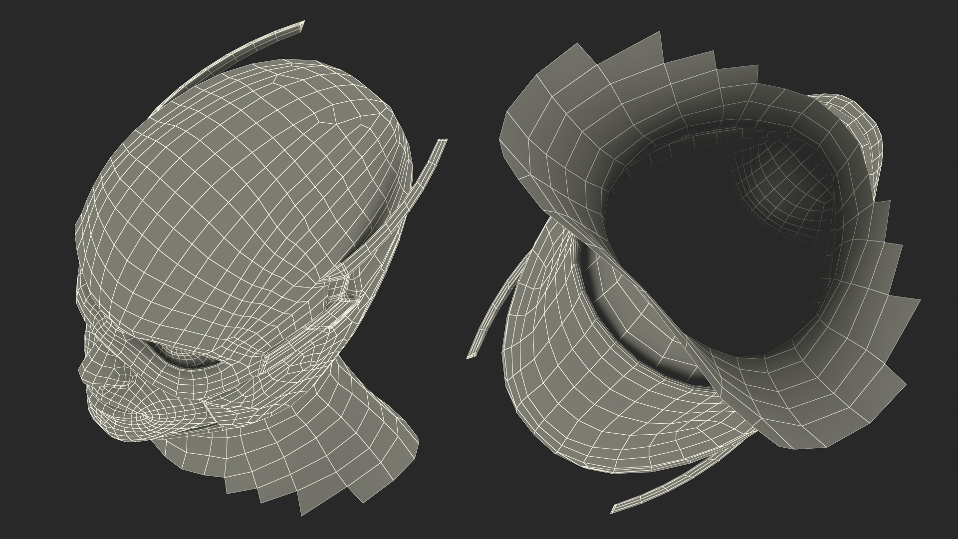 3D model DC Flash Head Rigged