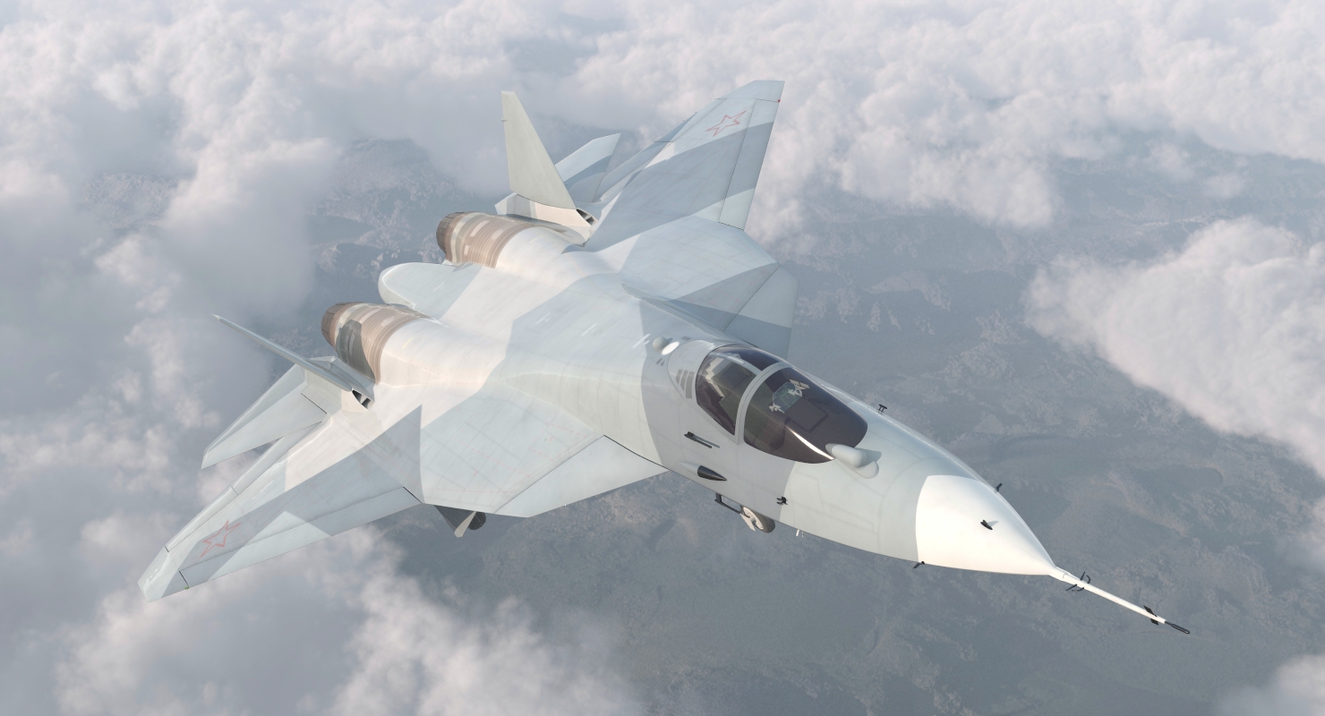 3D Sukhoi T 50 PAK FA model