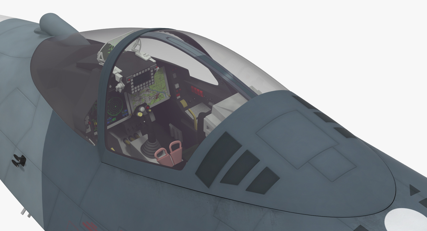 3D Sukhoi T 50 PAK FA model