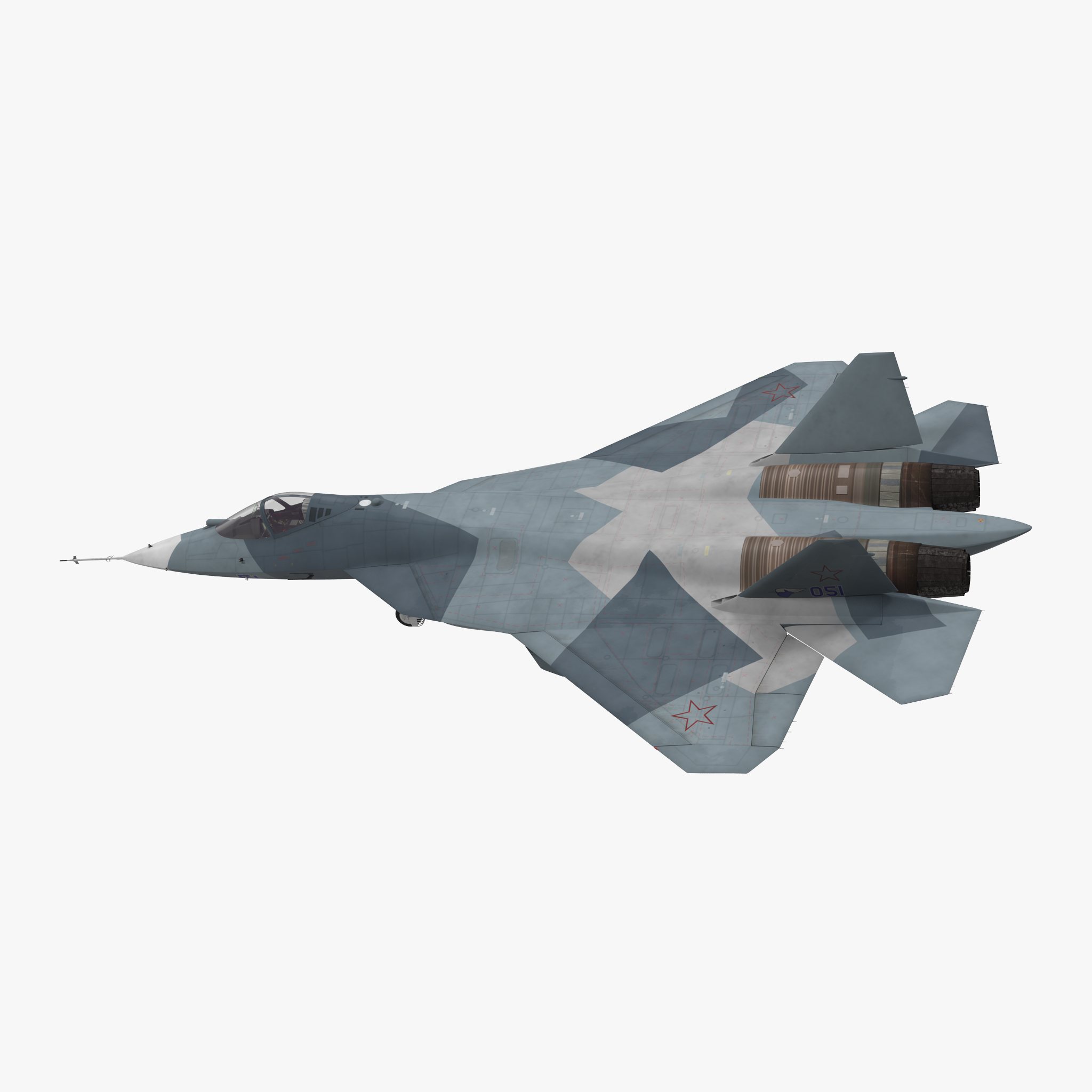 Sukhoi T-50 PAK FA, view 3
