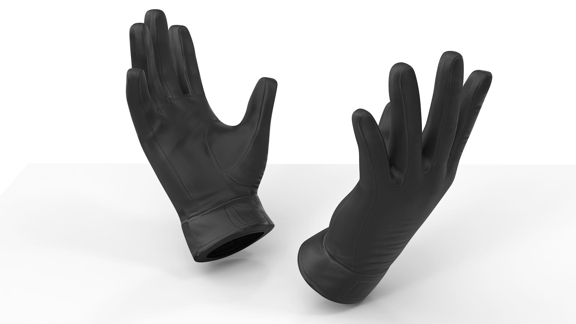 Black Gloves 3D