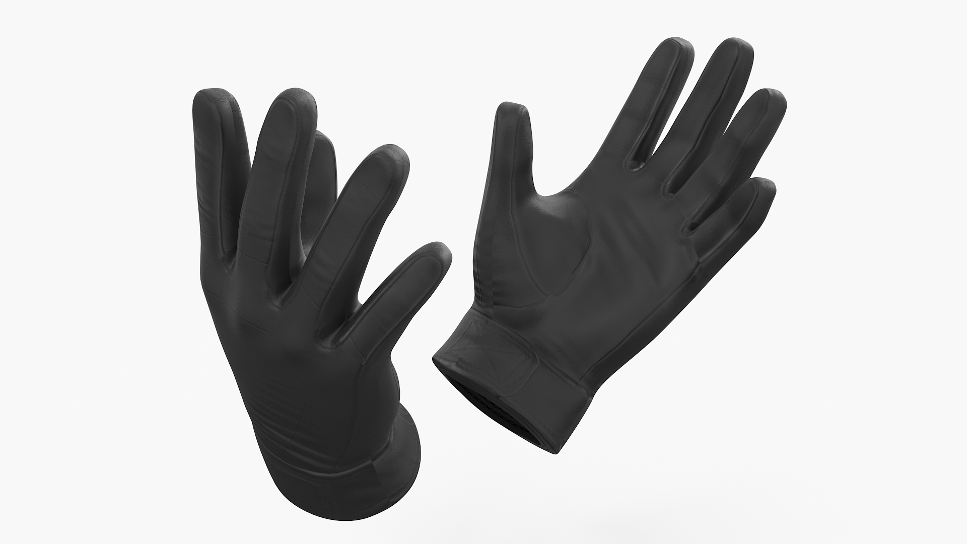 Black Gloves 3D