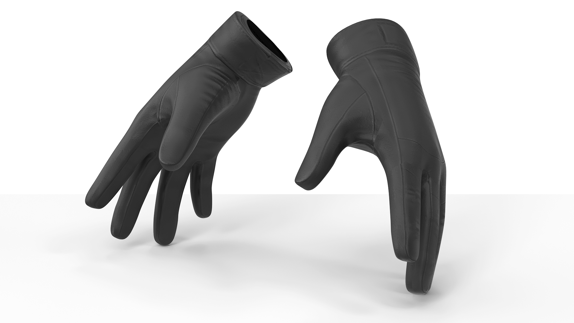 Black Gloves 3D