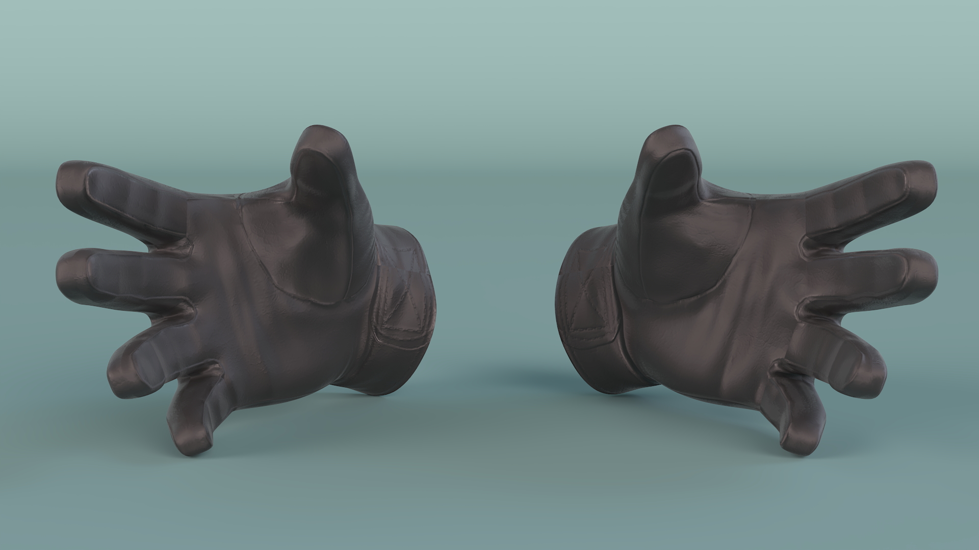 Black Gloves 3D