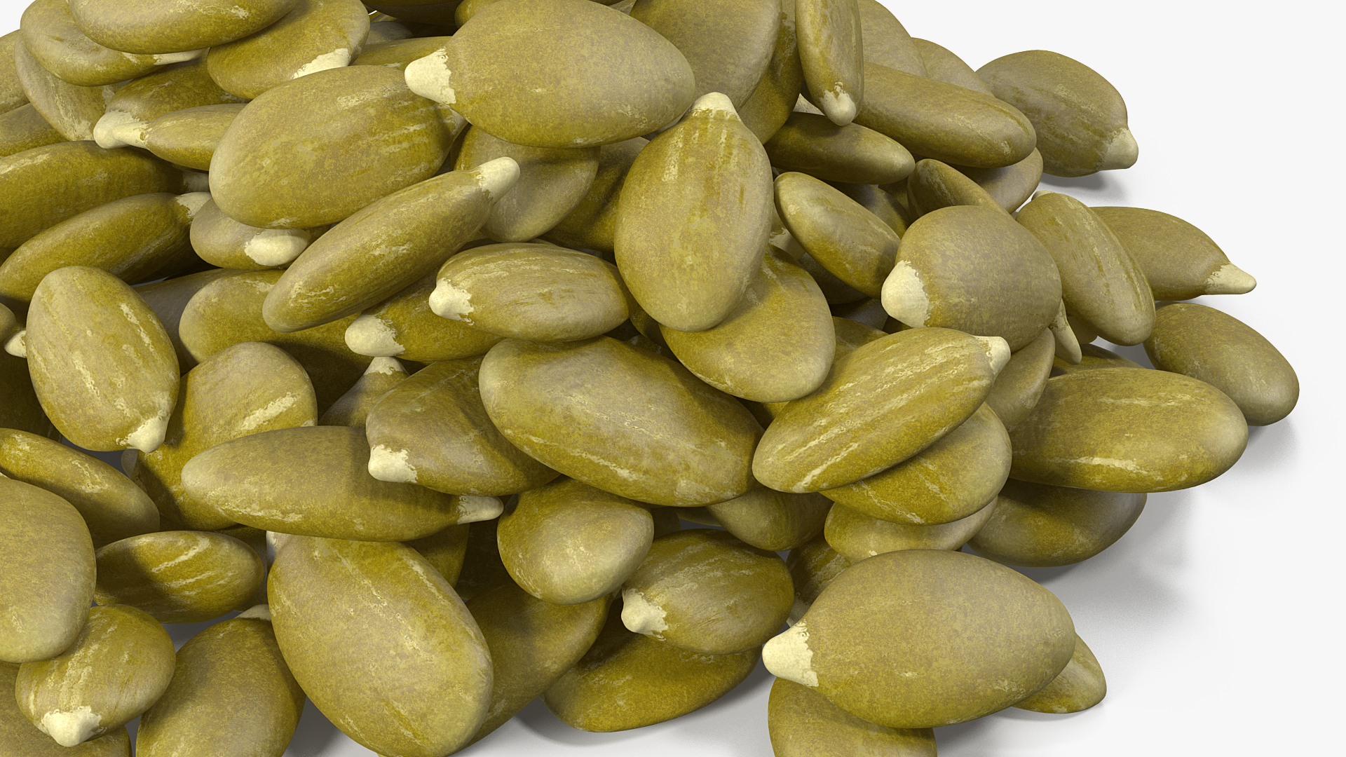 3D model Peeled Pumpkin Seeds