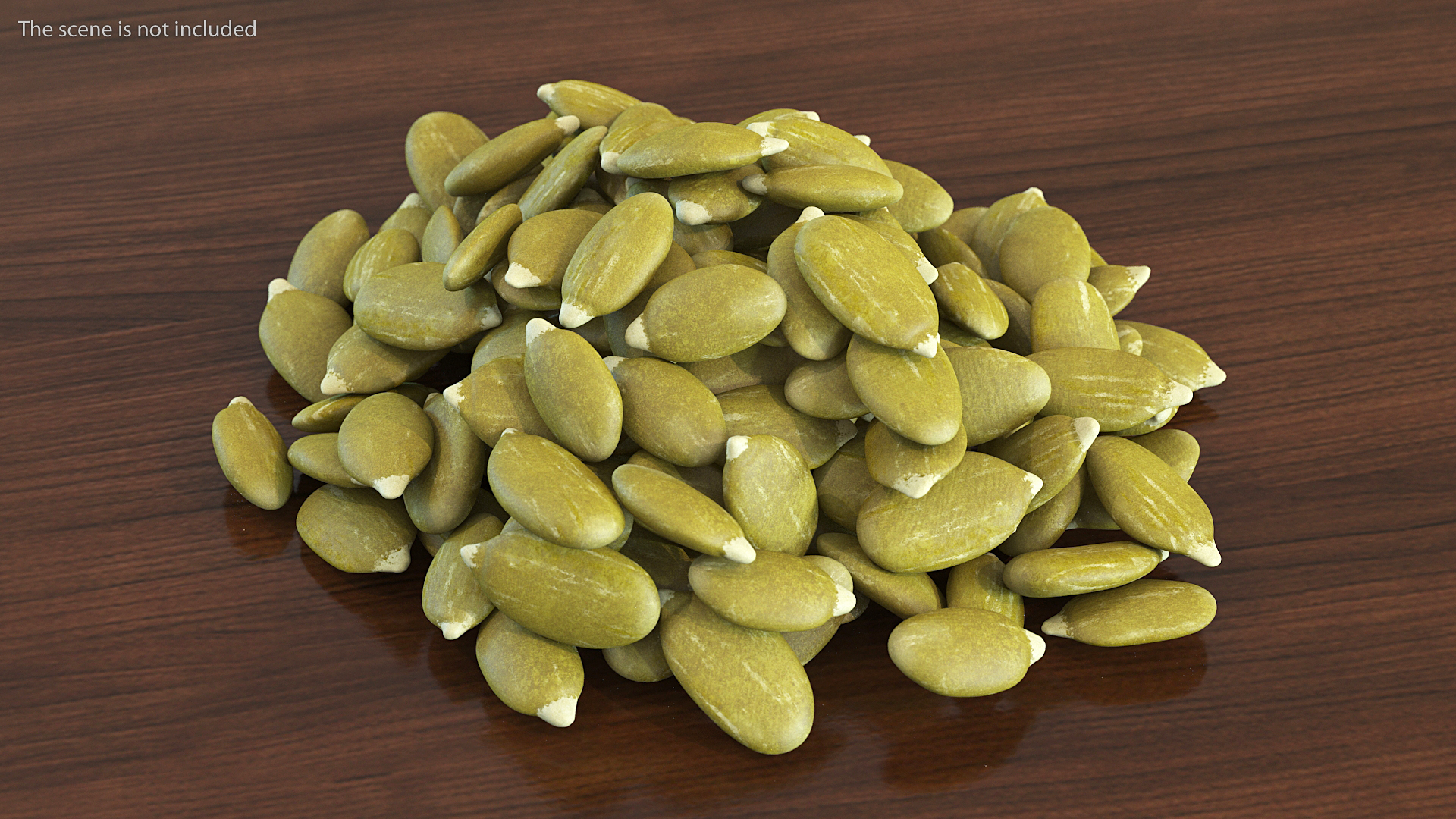 3D model Peeled Pumpkin Seeds