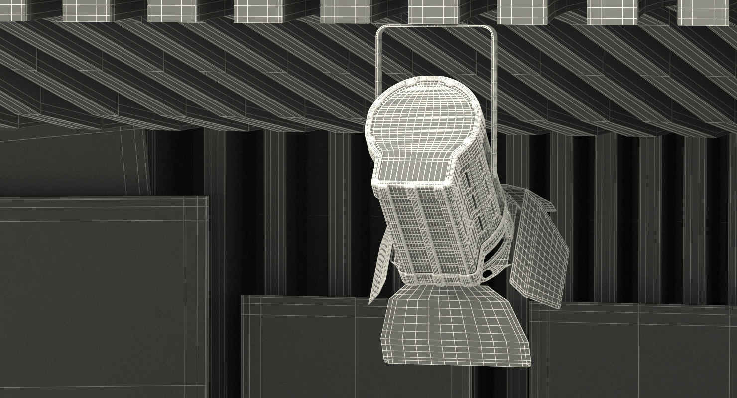 Big TV Studio Empty 3D model