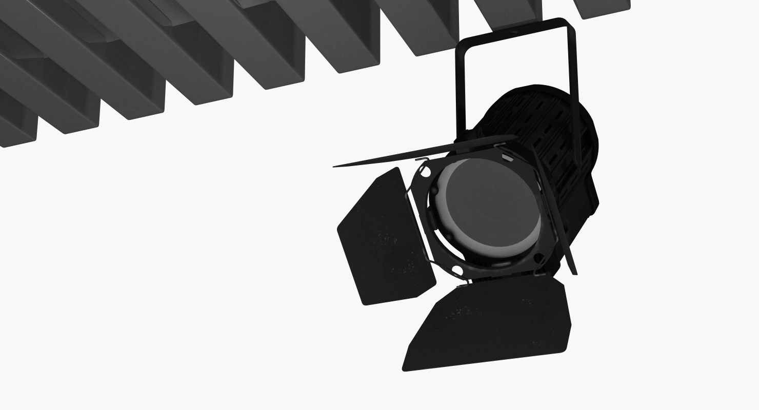 Big TV Studio Empty 3D model