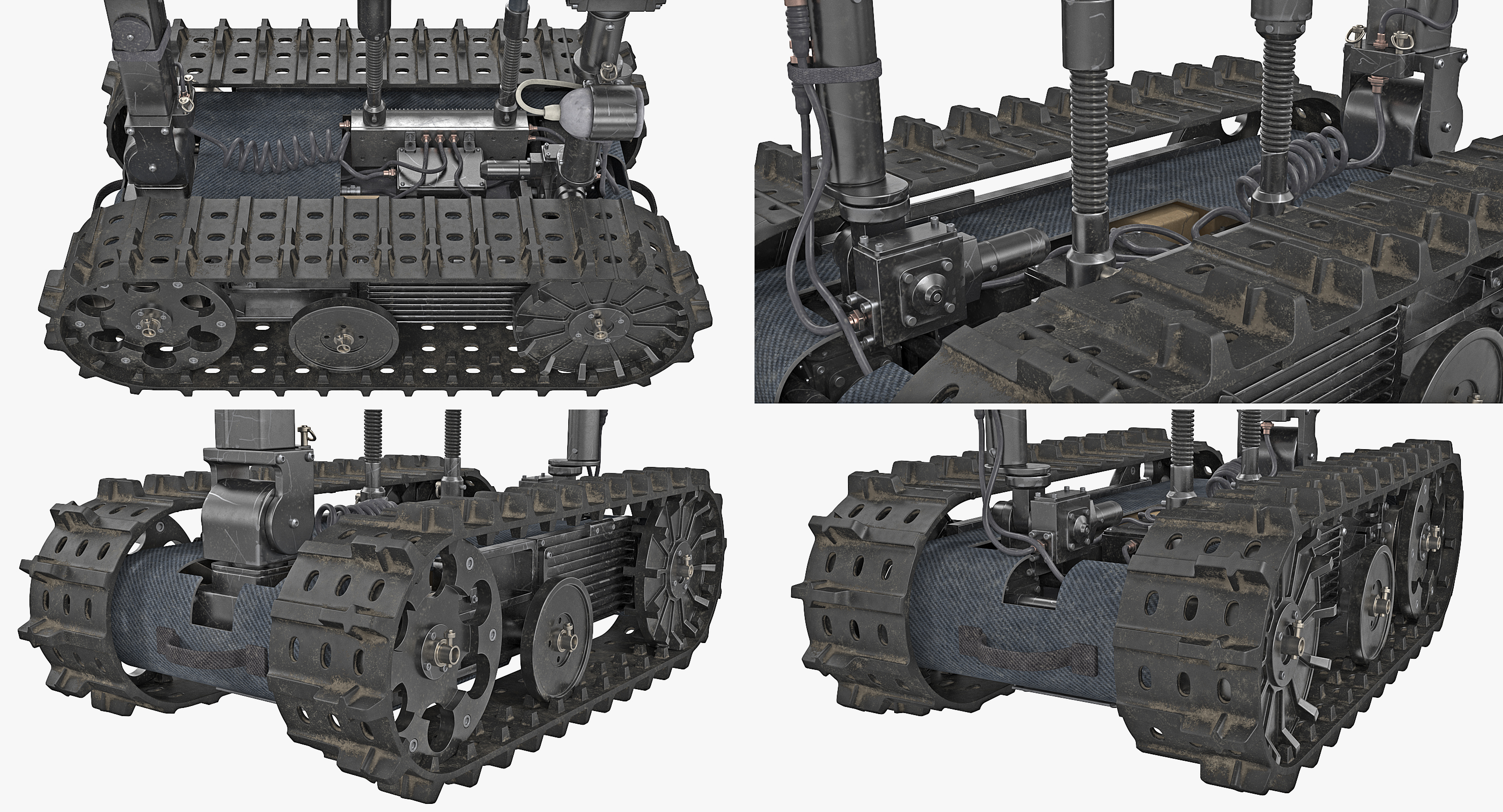 Sapper Robot Rigged 3D model
