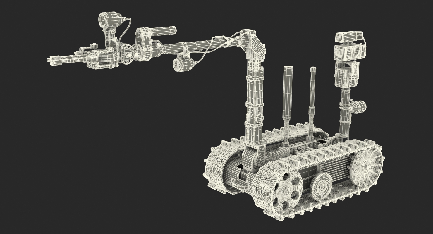 Sapper Robot Rigged 3D model