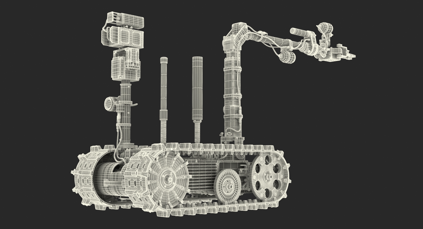 Sapper Robot Rigged 3D model