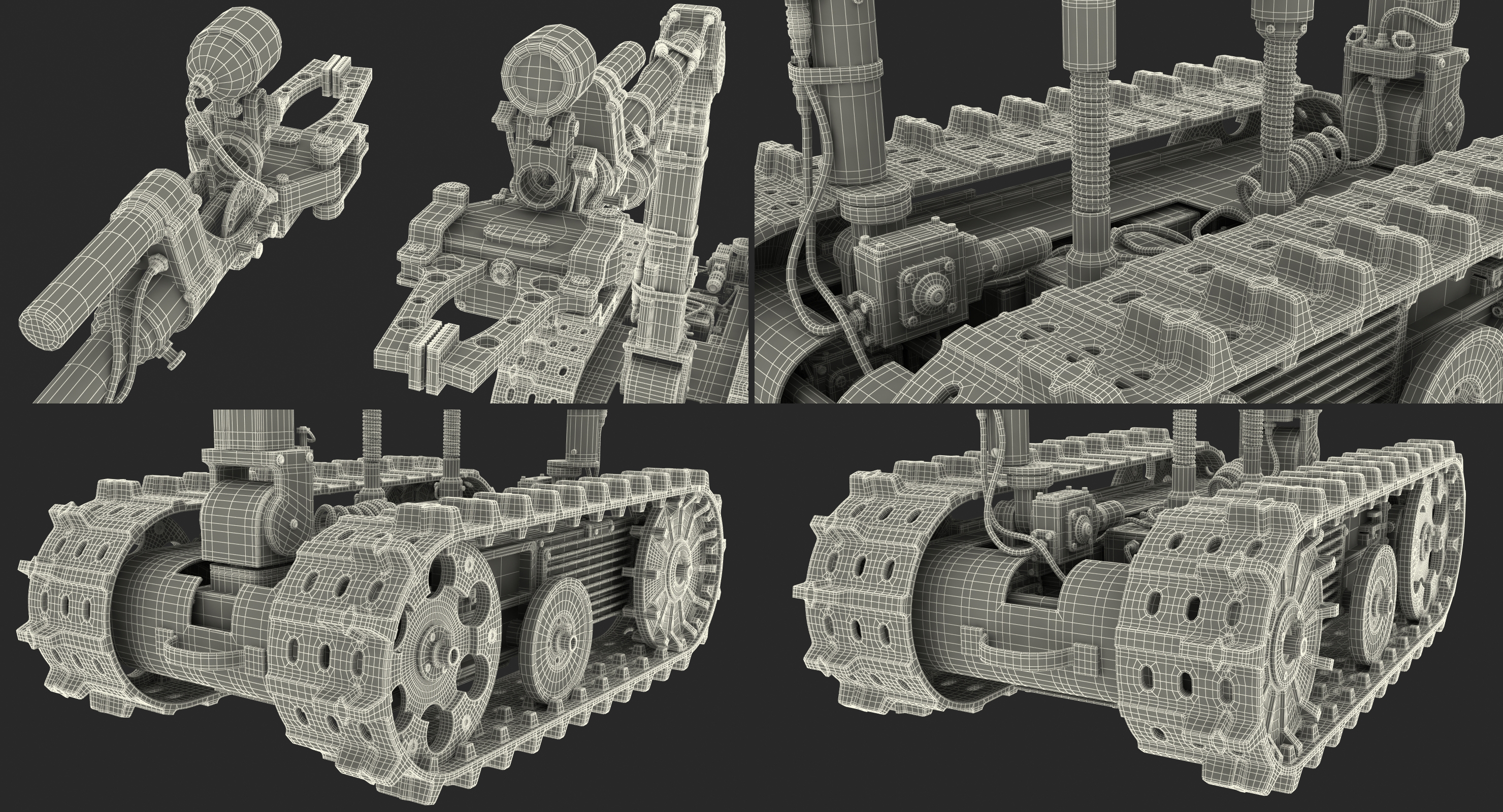 Sapper Robot Rigged 3D model