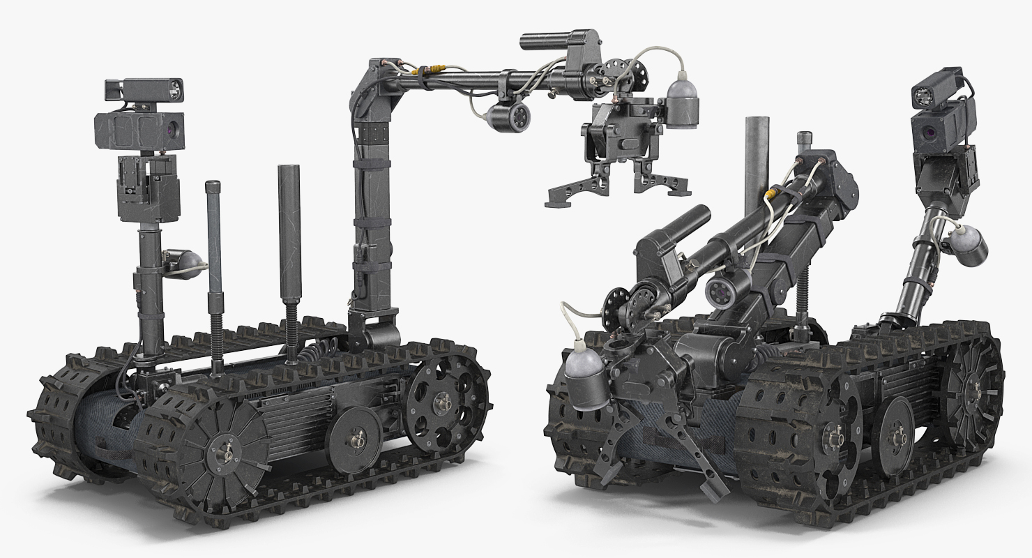 Sapper Robot Rigged 3D model