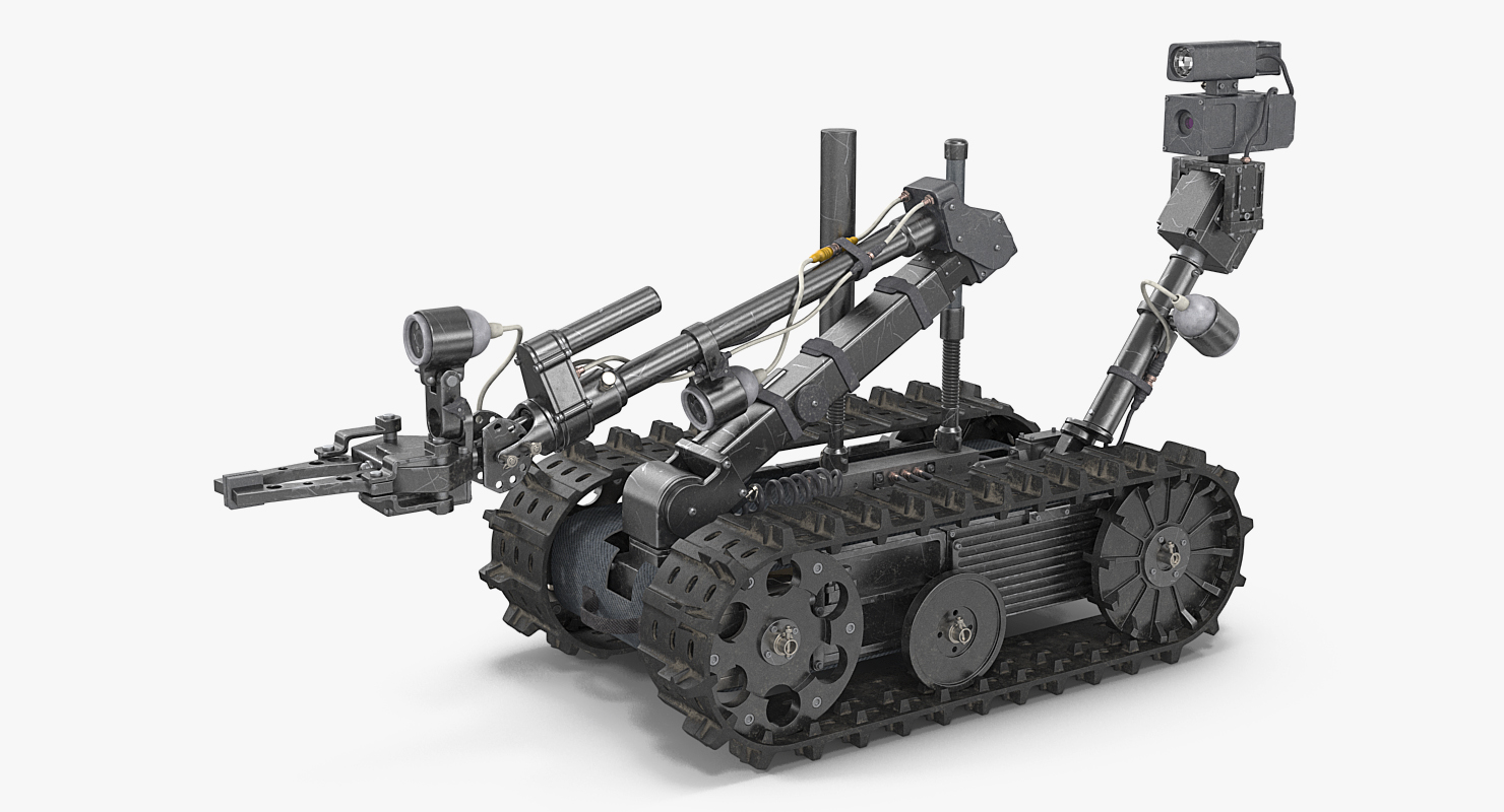 Sapper Robot Rigged 3D model