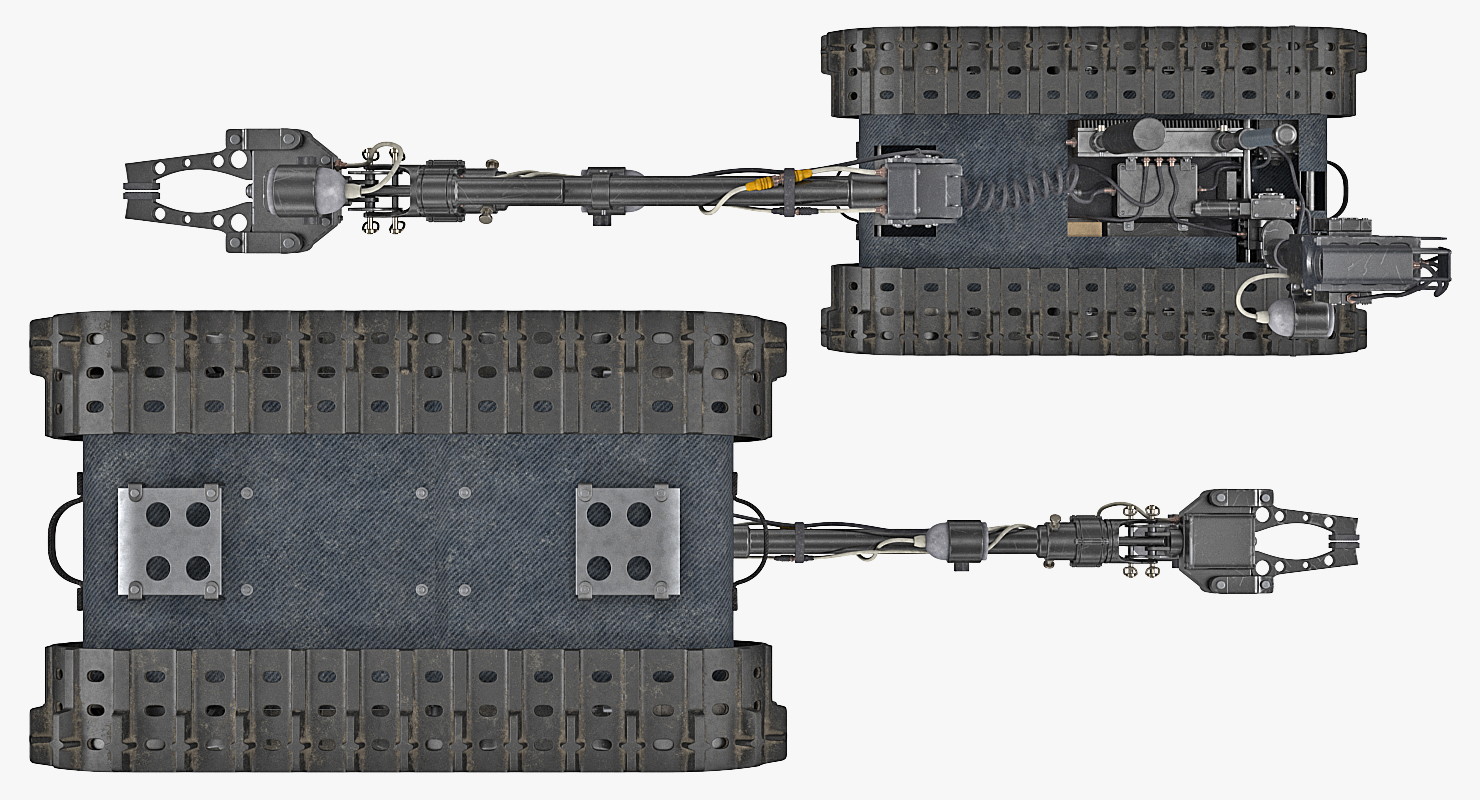 Sapper Robot Rigged 3D model