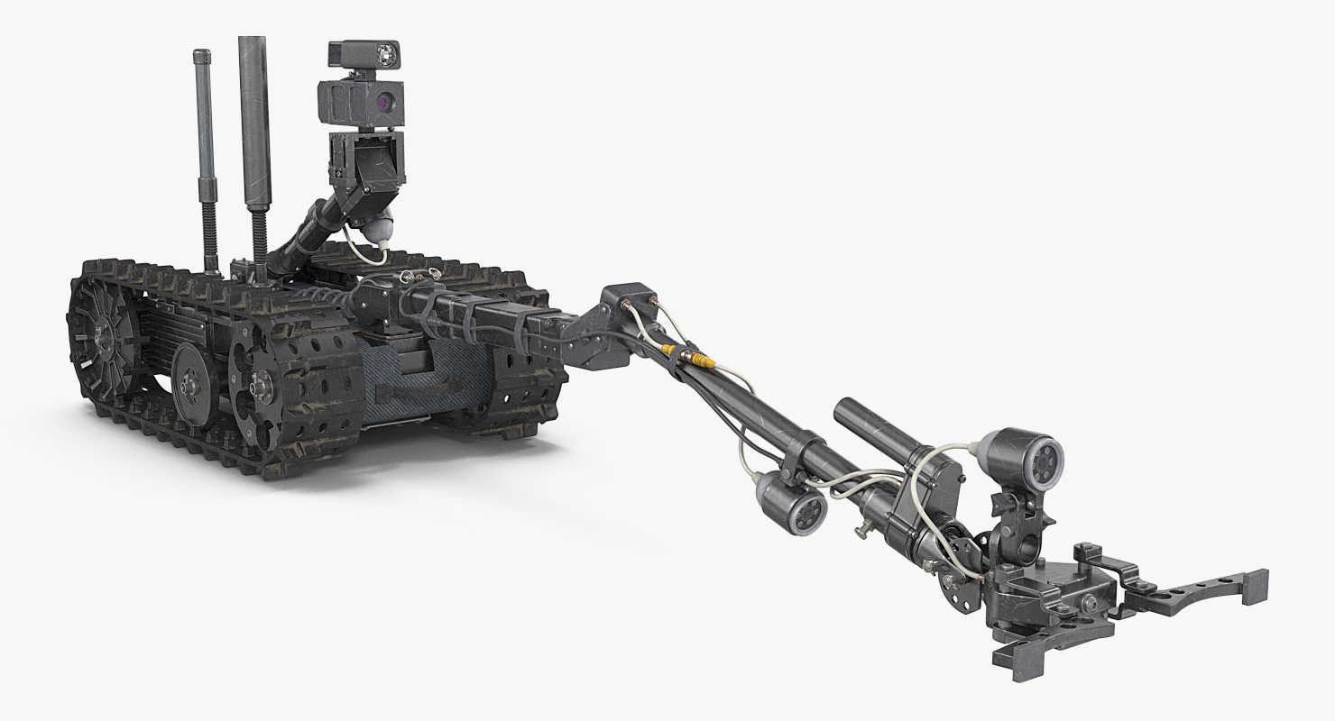 Sapper Robot Rigged 3D model