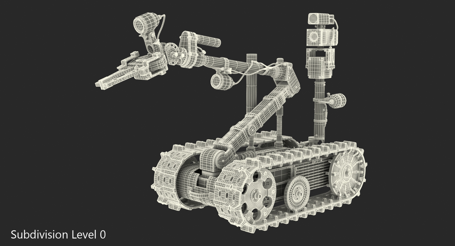 Sapper Robot Rigged 3D model
