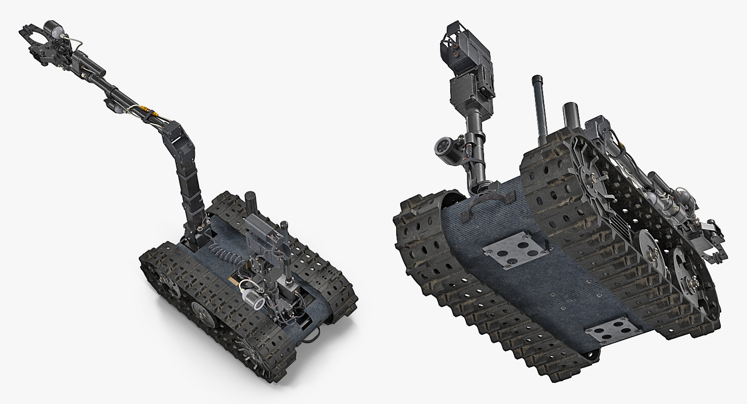 Sapper Robot Rigged 3D model