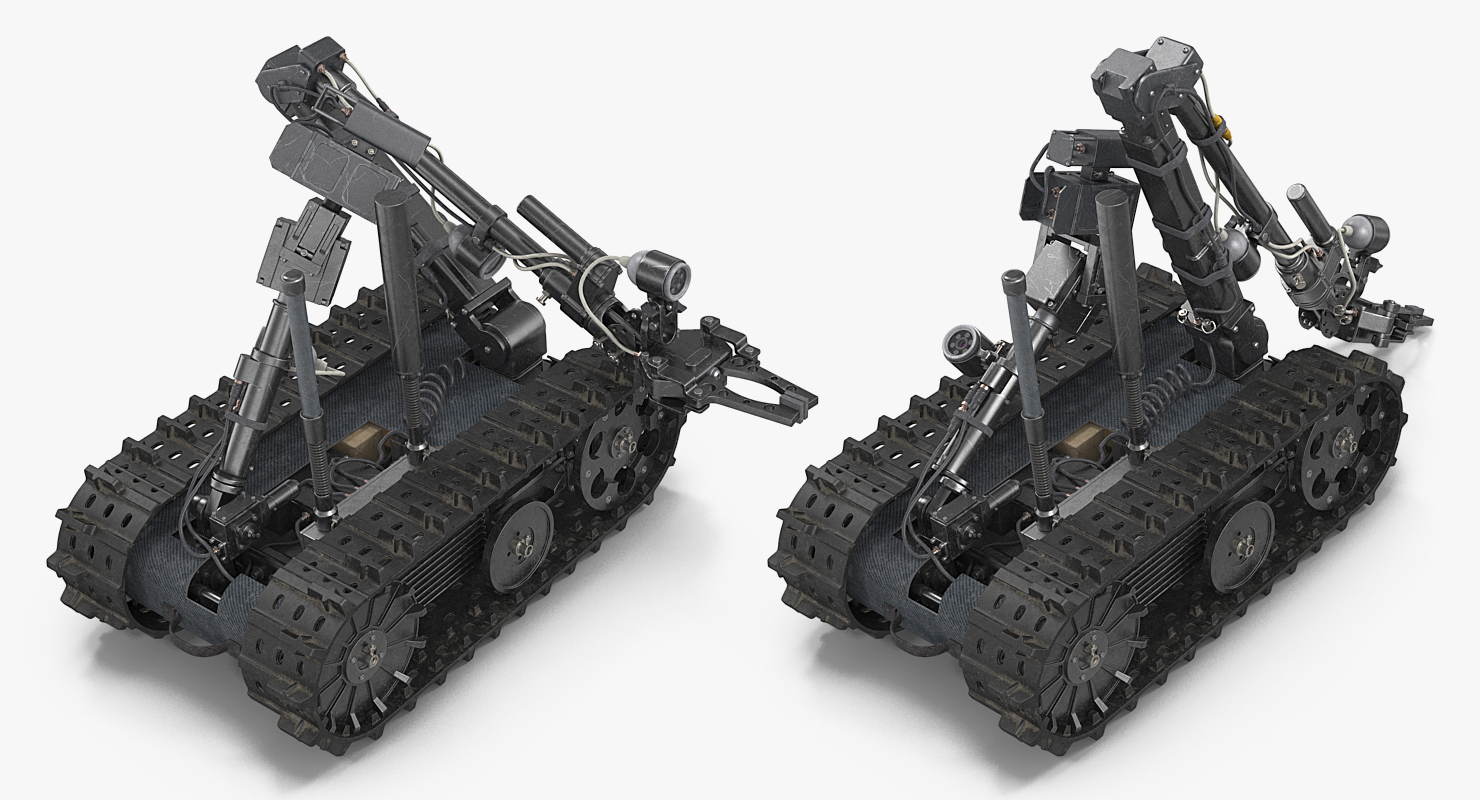 Sapper Robot Rigged 3D model
