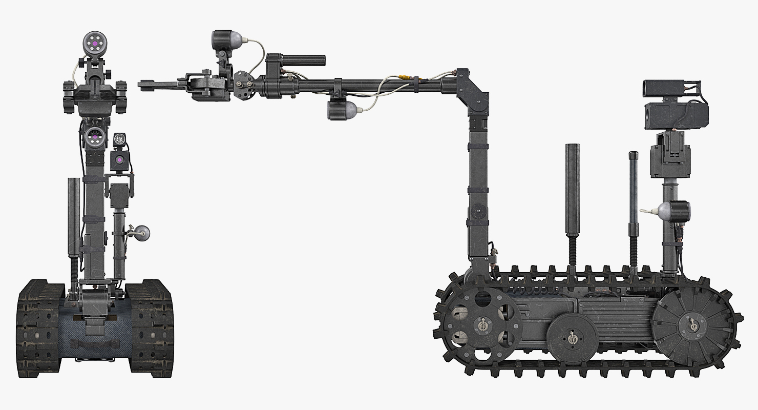 Sapper Robot Rigged 3D model