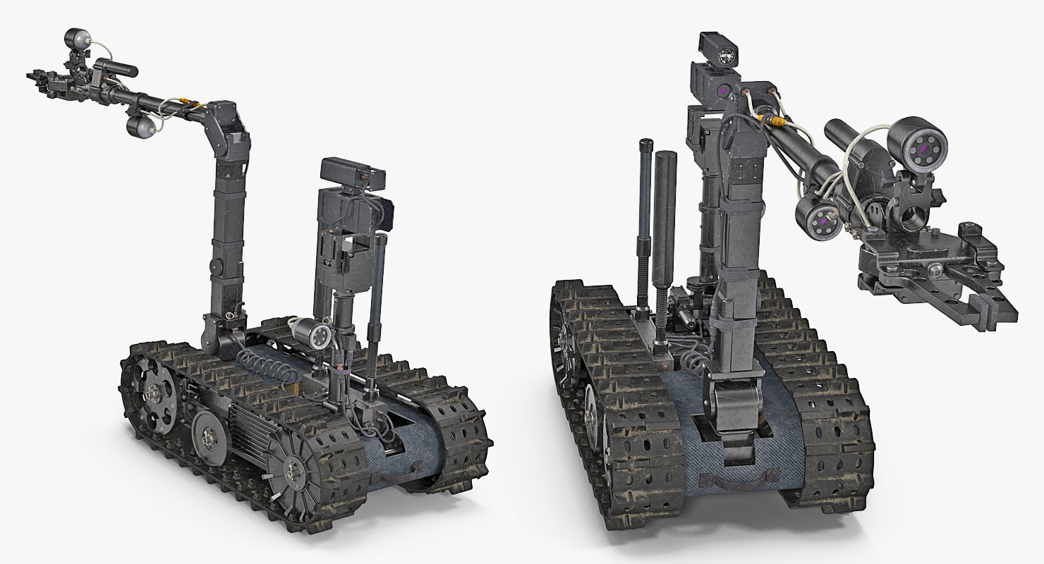 Sapper Robot Rigged 3D model